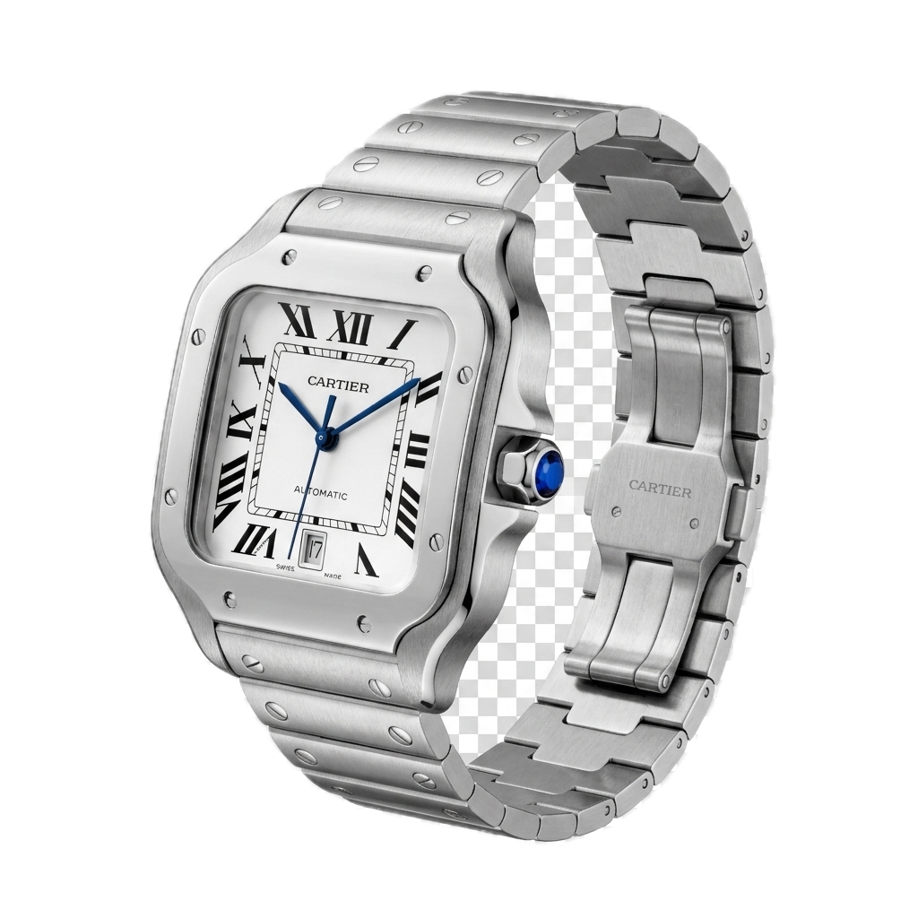 CARTIER SANTOS DE CARTIER WATCH WHITE - Image 4