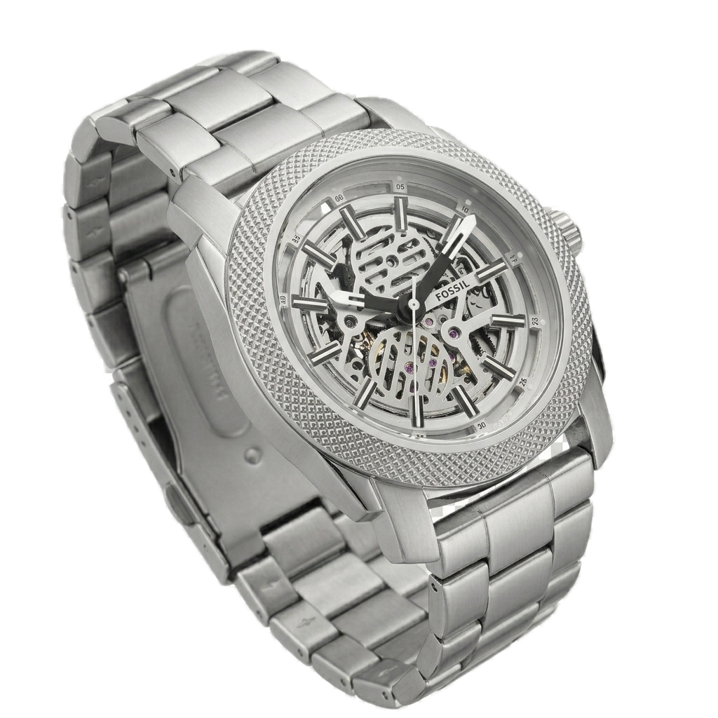 FOSSIL MACHINE AUTOMATIC SILVER STAINLESS STEEL - Image 4