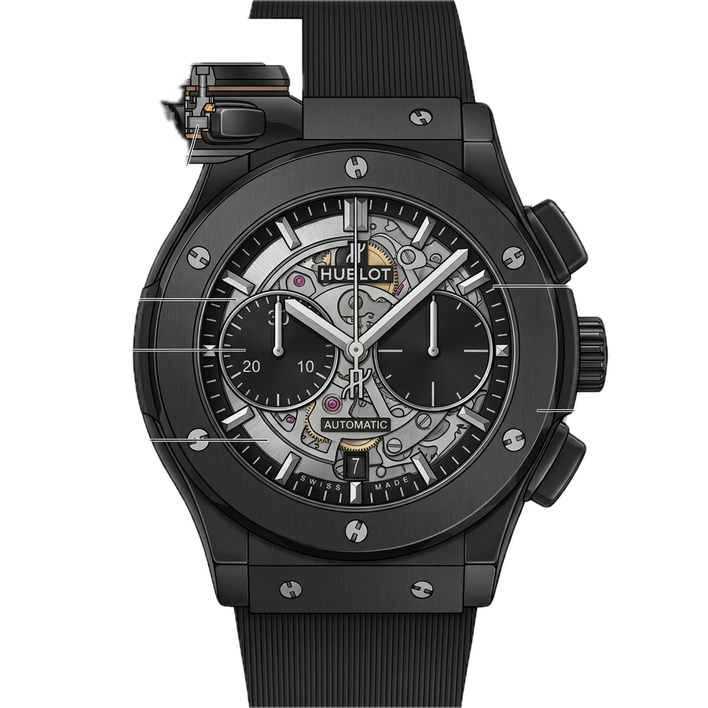 HUBLOT CLASSIC FUSION CRONOGRAPH BLACK MAGIC - Image 4