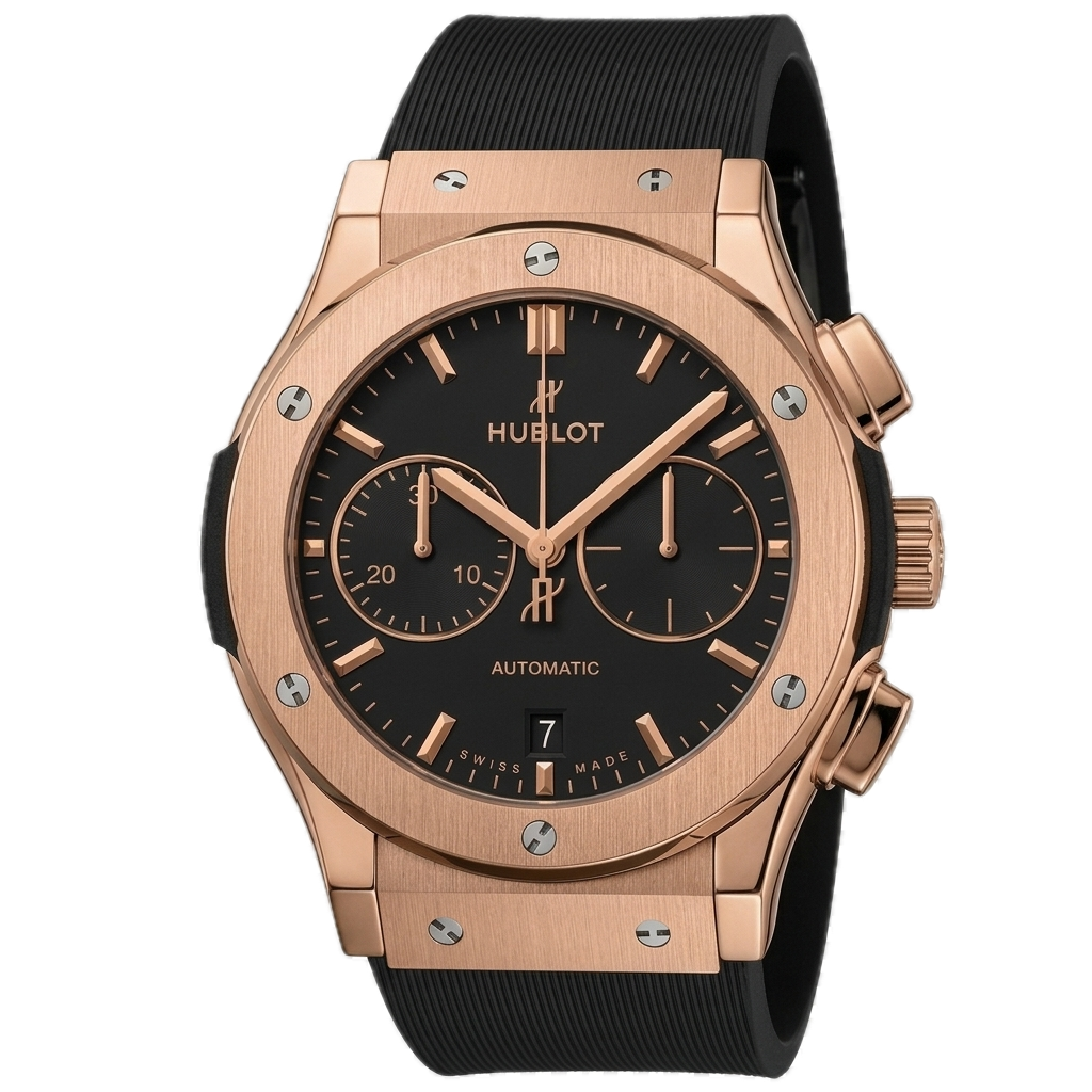 HUBLOT CLASSIC FUSION CRONOGRAPH KING GOLD BLACK - Image 4