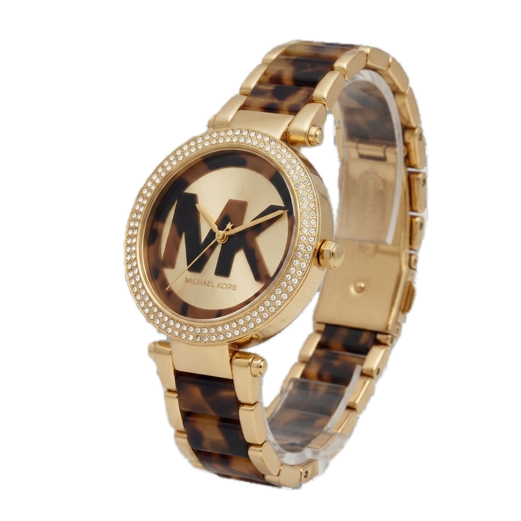 MICHAEL KORS PARKER PAVE GOLD TONE - Image 4