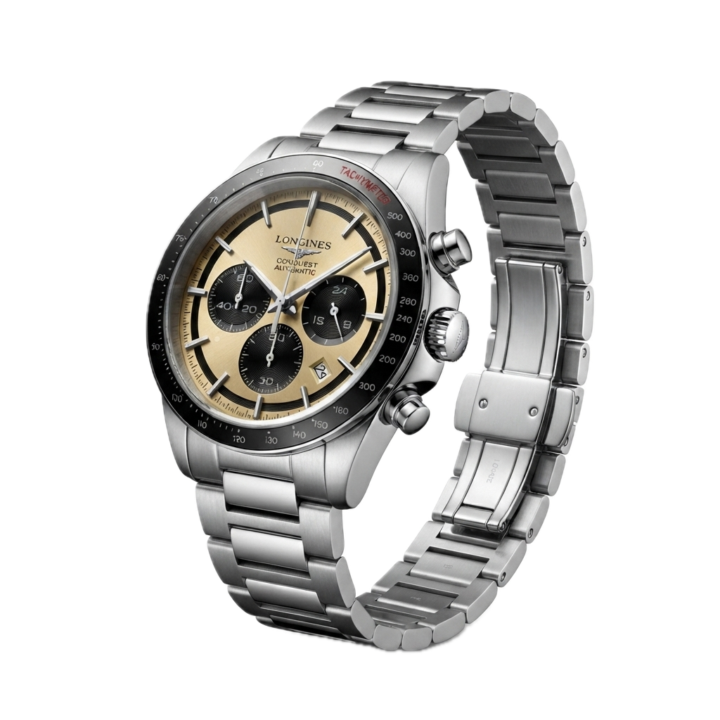LONGINES CONQUEST CHRONOGRAPH – BEIGE - Image 2