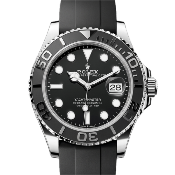 ROLEX YACHT MASTER OYSTER FLEX (BLACK SILVER)