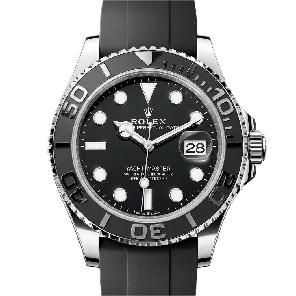 ROLEX YACHT MASTER OYSTER FLEX (BLACK SILVER)